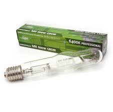 LAMPADA MH 600W PURE LIGHT (CRESCITA VEGETATIVA)